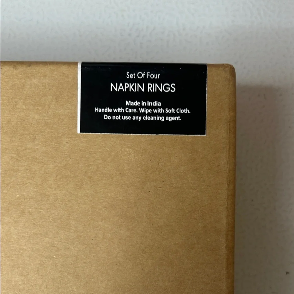 Black Spider napkin holder Set